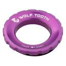 Wolf Tooth CenterLock Rotor Lockring - External Splined Ultraviolet Purple