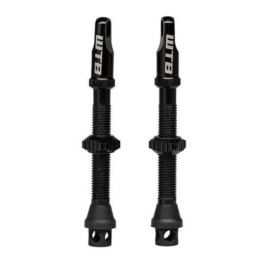 WTB TCS Max-Flow Tubeless Valves - 44mm Black Pair