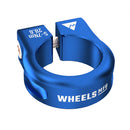 Wheels Mfg Bolt-On Seatpost Collar 28.6mm Blue