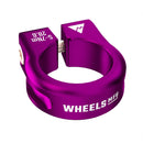 Wheels Mfg Bolt-On Seatpost Collar 28.6mm Purple