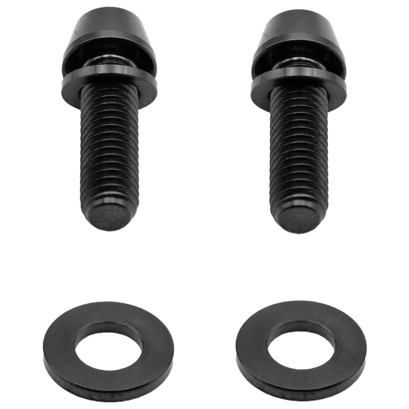 Better Bolts Titanium Post Mount Caliper Bolts Black 2/Count