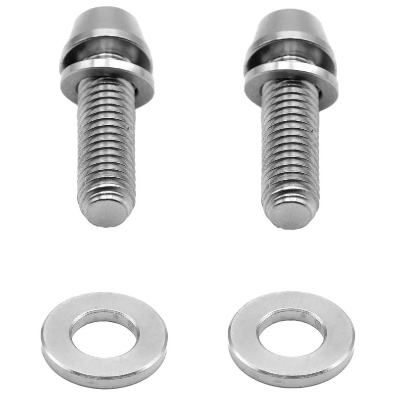 Better Bolts Titanium Post Mount Caliper Bolts Silver 2/Count