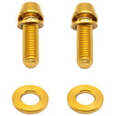 Better Bolts Ti Post Mount Caliper Bolts 18mm Gold 2/Count