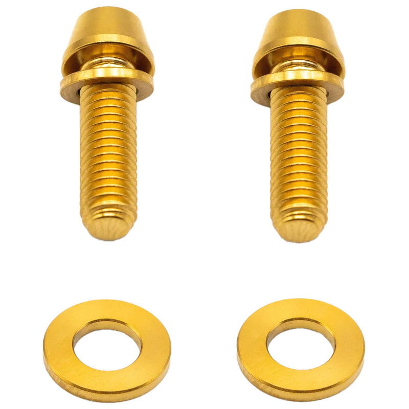 Better Bolts Titanium Post Mount Caliper Bolts Gold 2/Count