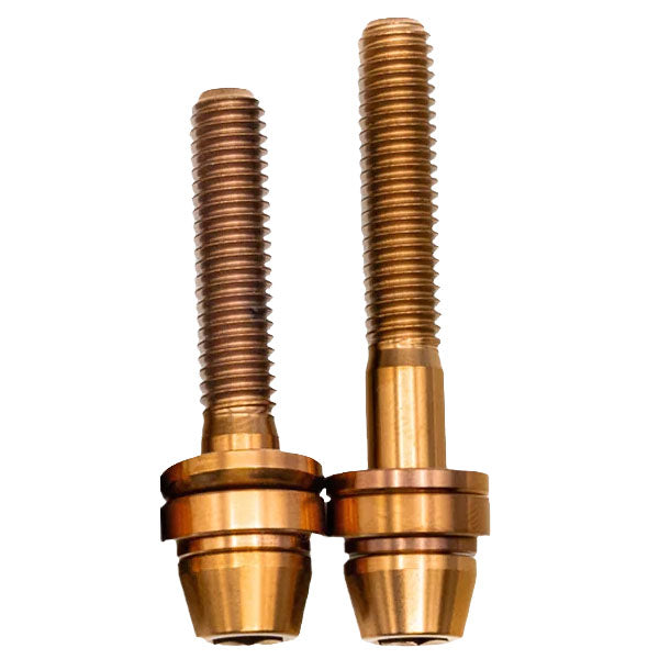 Better Bolts Titanium Post Mount Bolts w/Cup/Cone Copper 2/Count