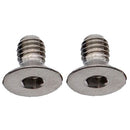 Better Bolts Titanium Flat Mount Bolt Kit 10mm Silver 2/CT