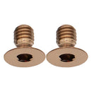 Better Bolts Titanium Flat Mount Bolt Kit 10mm Copper 2/Count