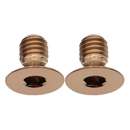 Better Bolts Titanium Flat Mount Bolt Kit 10mm Copper 2/Count