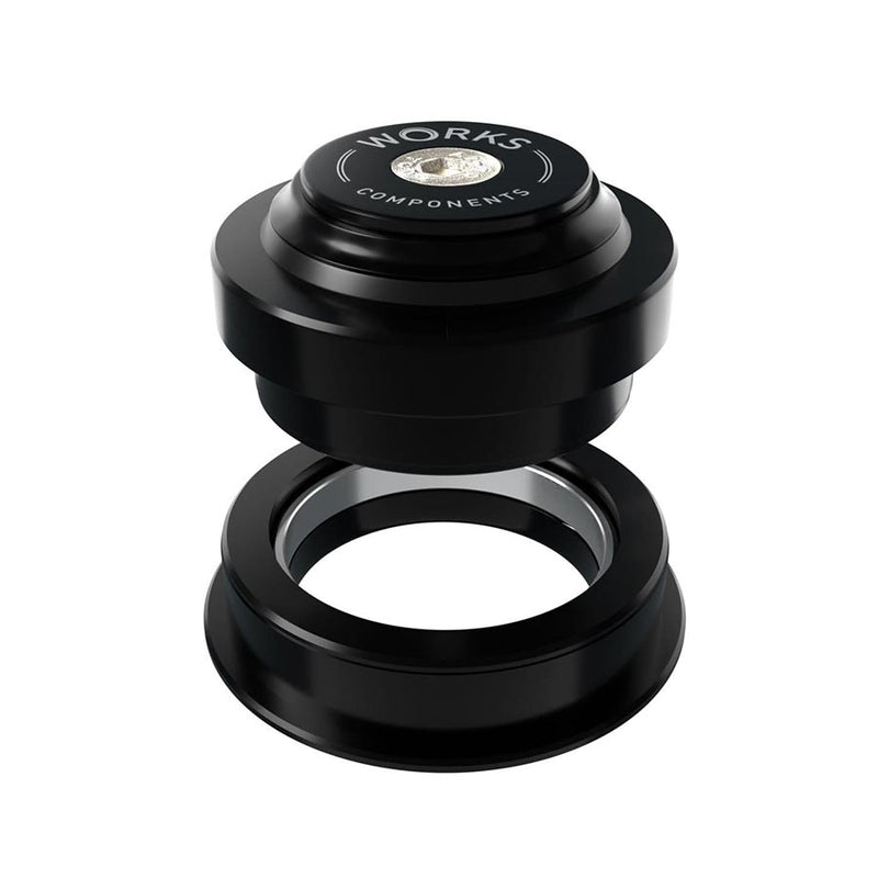 Works Components 2.0deg EC44-ZS56 Angleset Headset : EC44/28.6 | ZS56/40 ZS External threadless Complete Black Set 2 100-109mm
