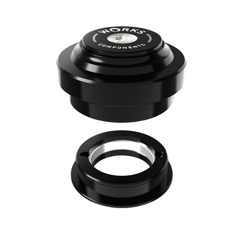Works Components 1.5 EC44-ZS44 Angleset-1 1/8" Headset : EC44/28.6 | ZS44/30 ZS External threadless Complete Black Set 3 110-119mm
