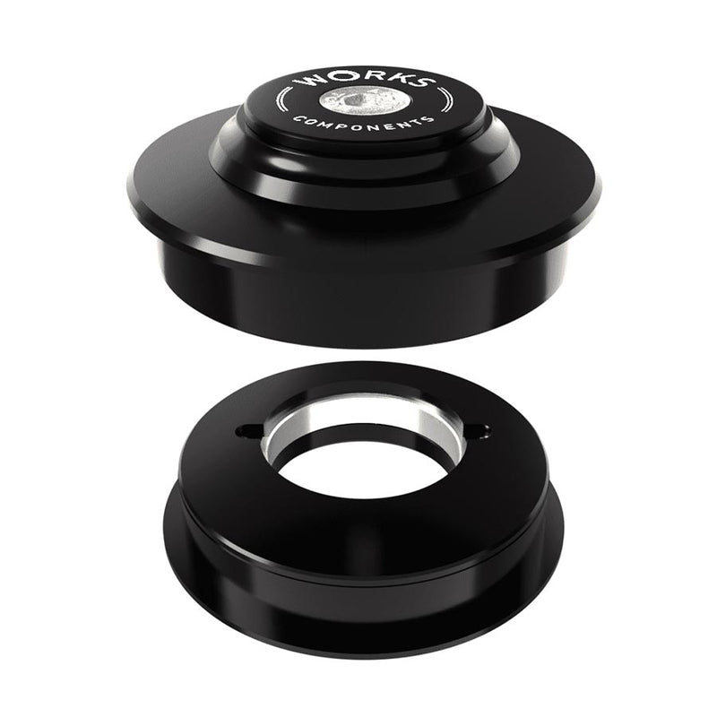 Works Components 1.0deg ZS56-ZS56 Angleset-Tapered Headset : ZS56/28.6 | ZS56/40 ZeroStack Complete Black Set 3 110-119mm