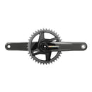 SRAM Force D2 1x Crankset Speed: 12 Spindle: 28.99mm BCD: Direct Mount 40 DUB 172.5mm Black Road Disc