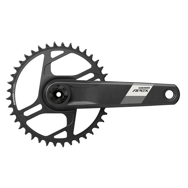 SRAM Apex 1 Wide Crankset - 172.5mm 12-Speed 40t Direct Mount DUB Spindle Interface BLK D1