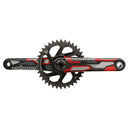 Truvativ Descendant CoLab DH DUB Crankset Spindle: 28.99mm 32 DUB 165mm Red Boost