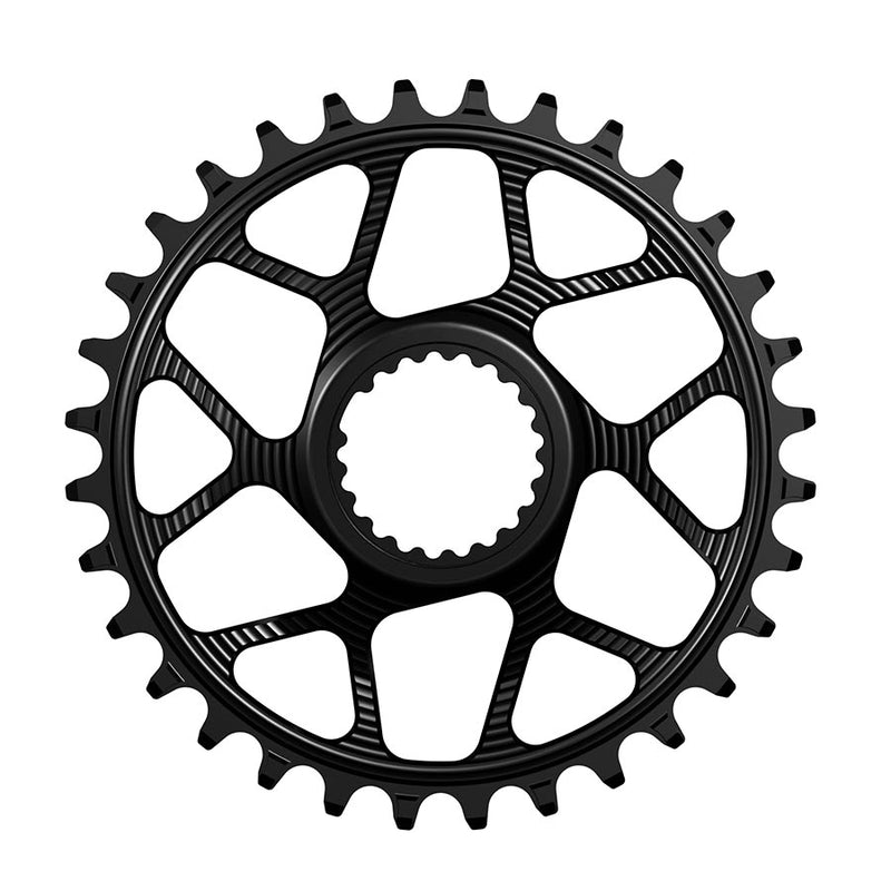 Works Components Shimano 12spd Direct Mount Chainring Teeth: 30 Speed: 12 BCD: Direct Mount Shimano Front 7075-T6 Aluminum Black