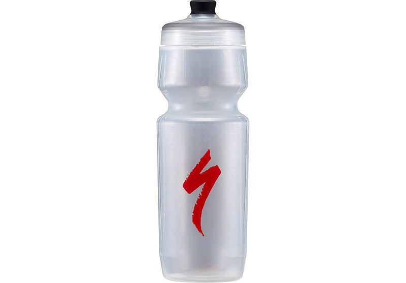 Specialized 23 oz purist hydroflo omni bottle s-logo trans/red 23 oz