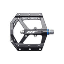 HT Components ME03 EVO+ Platform Pedals Body: Aluminum Spindle: Cr-Mo 9/16'' Black Pair