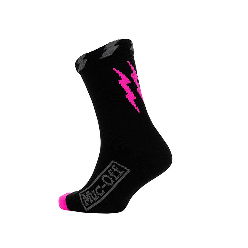 Muc-Off Waterproof Socks Socks Black/Pink SM Pair