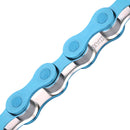 KMC S1 Chain Speed: 1 1/8 Links: 112 Baby Blue