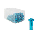 Dt swiss DT Swiss Spoke Nipples  2.0mm 12mm Box of 100 Alloy Turquoise .295g ea