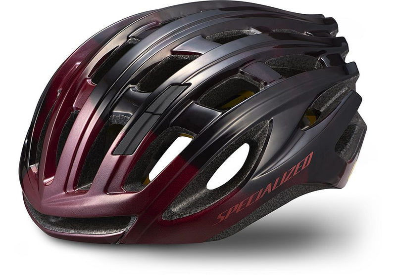 Specialized propero 3 angi mips helmet gloss maroon gloss black m