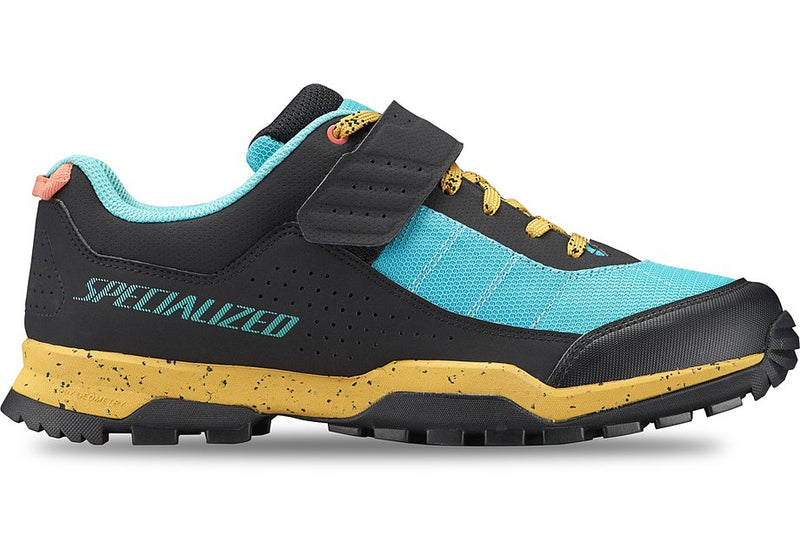 Specialized rime 1.0 shoe brassy yellow/ lagoon blue 38