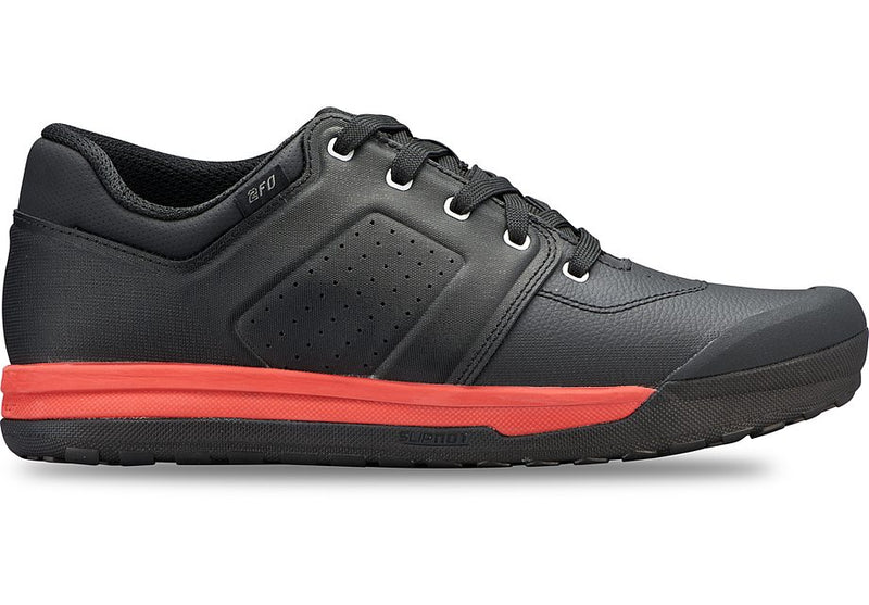 Specialized 2fo dh flat shoe black/redwood 46