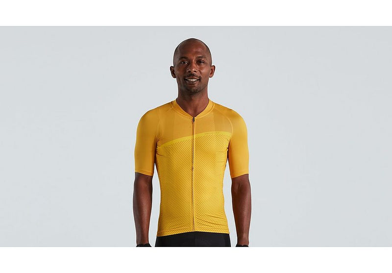 Specialized sl stripe jersey ss men brassy yellow xl