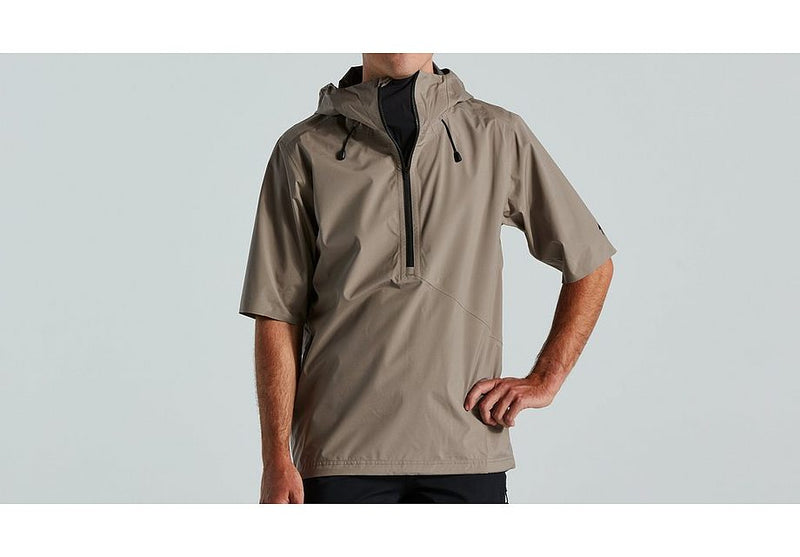 Specialized trail-series rain anorak ss jacket taupe xs