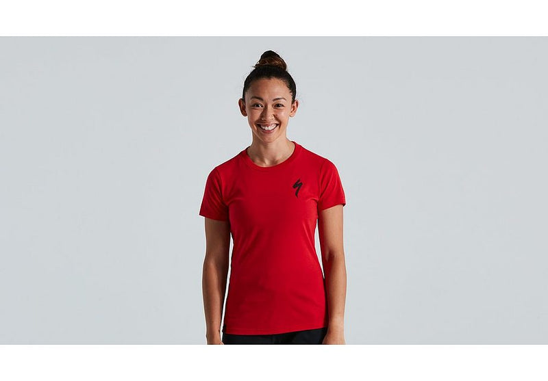 Specialized s-logo tee ss wmn flo red sm