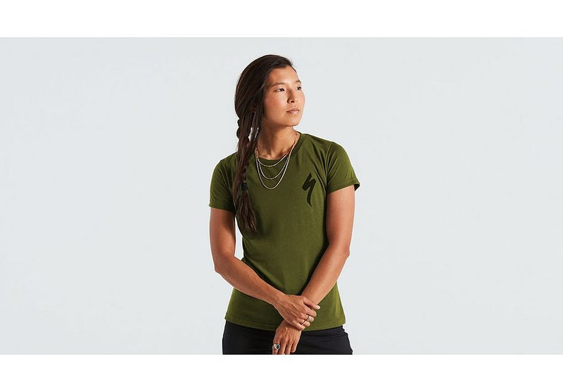 Specialized s-logo tee ss wmn olive green s
