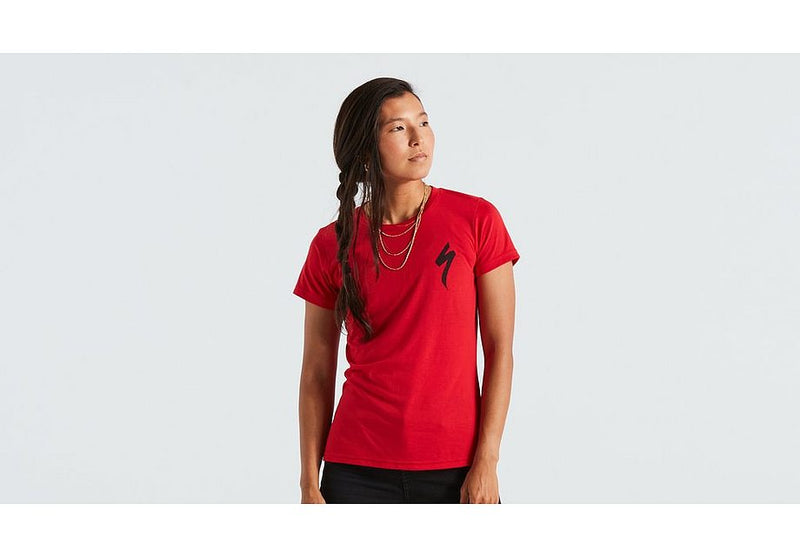 Specialized s-logo tee ss wmn flo red xs