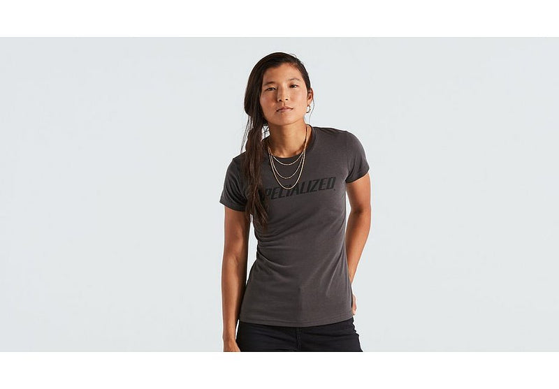 Specialized wordmark tee ss wmn charcoal s