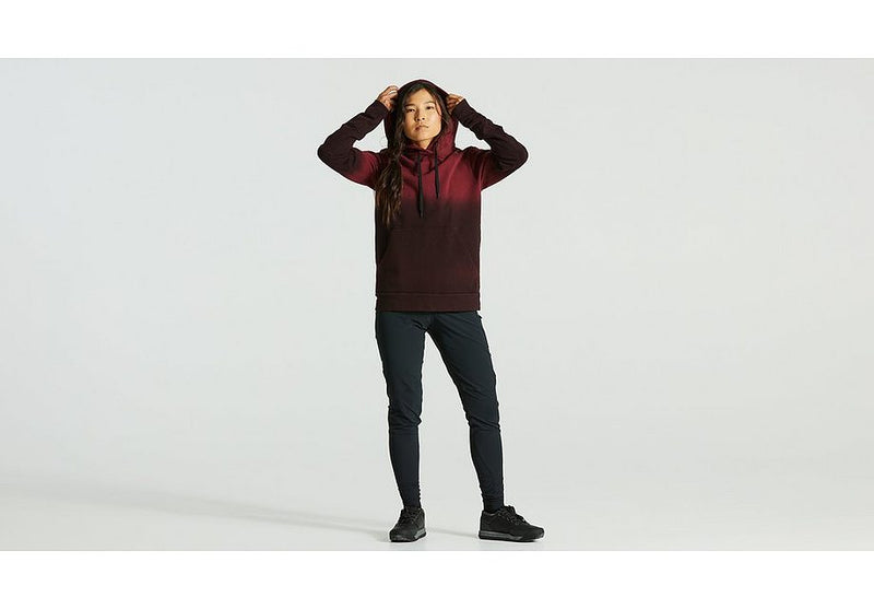 Specialized legacy spray pull-over hoodie wmn maroon xxl