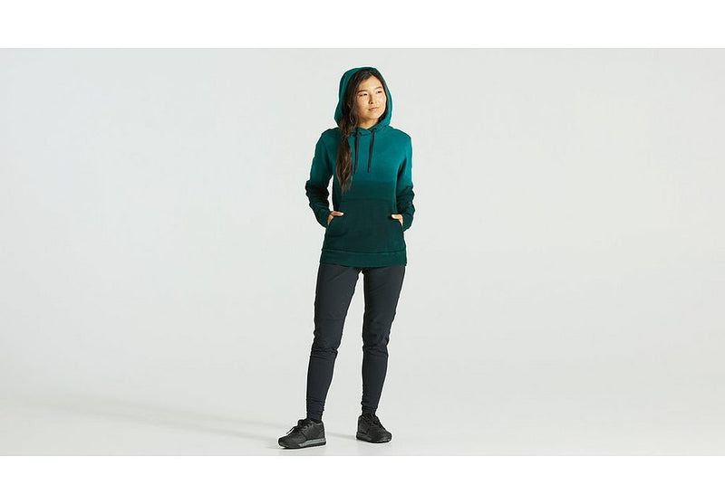 Specialized legacy spray pull-over hoodie wmn tropical teal xxl
