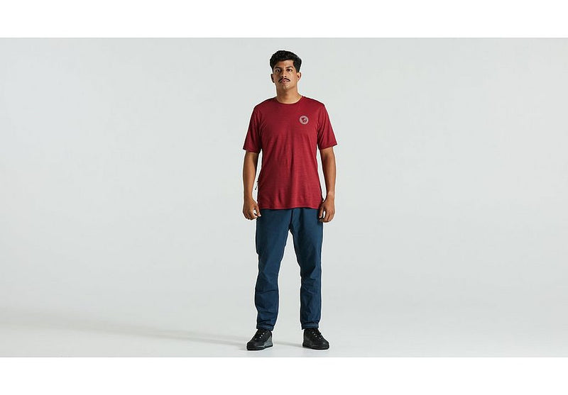 Specialized s/f wool tee ss men pomegranate red l