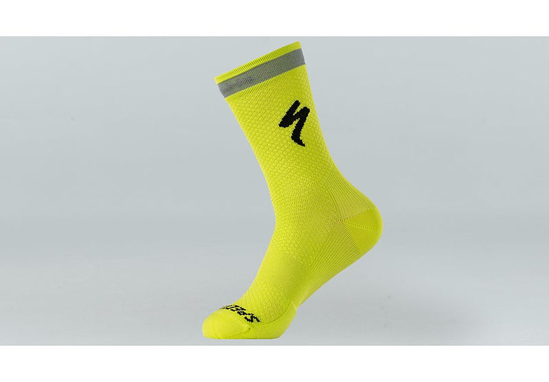 Specialized soft air reflective tall sock hyper green xl