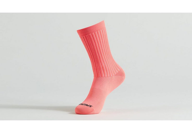 Specialized hydrogen aero tall sock vivid coral xl
