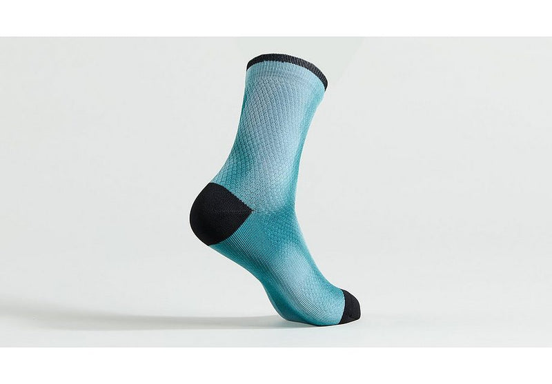 Specialized soft air mid sock tropical teal distortion xl