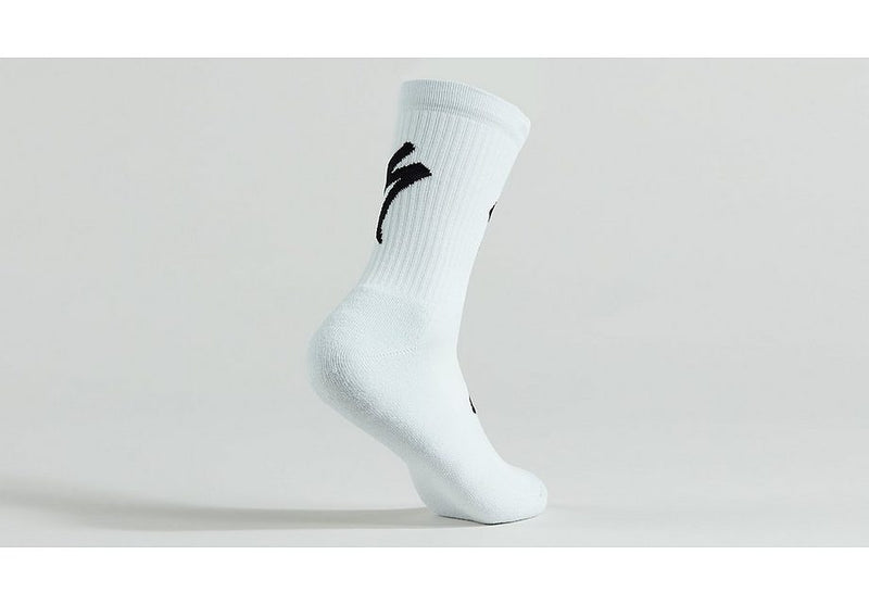 Specialized techno mtb tall logo sock dove grey m