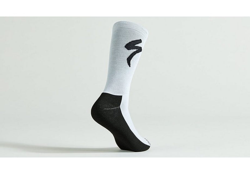 Specialized primaloft lightweight tall logo sock dove grey s