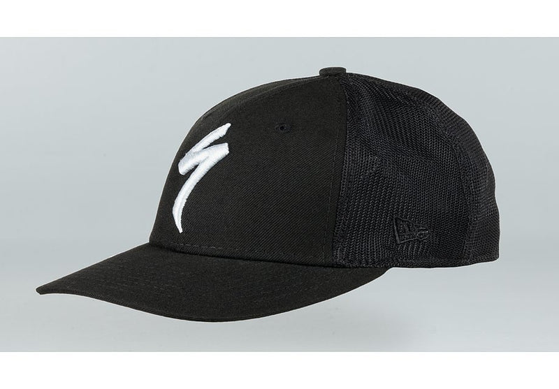 Specialized new era trucker hat s-logo black/dove grey one size