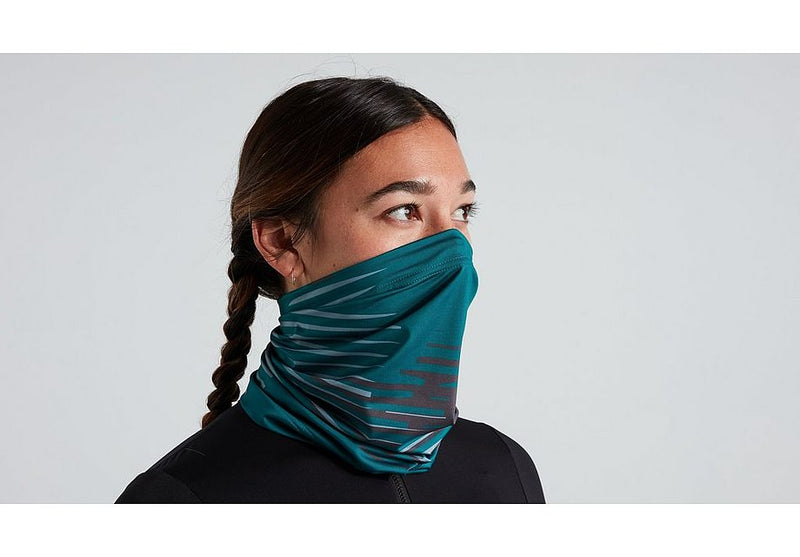 Specialized blur neck gaiter tropical teal one size