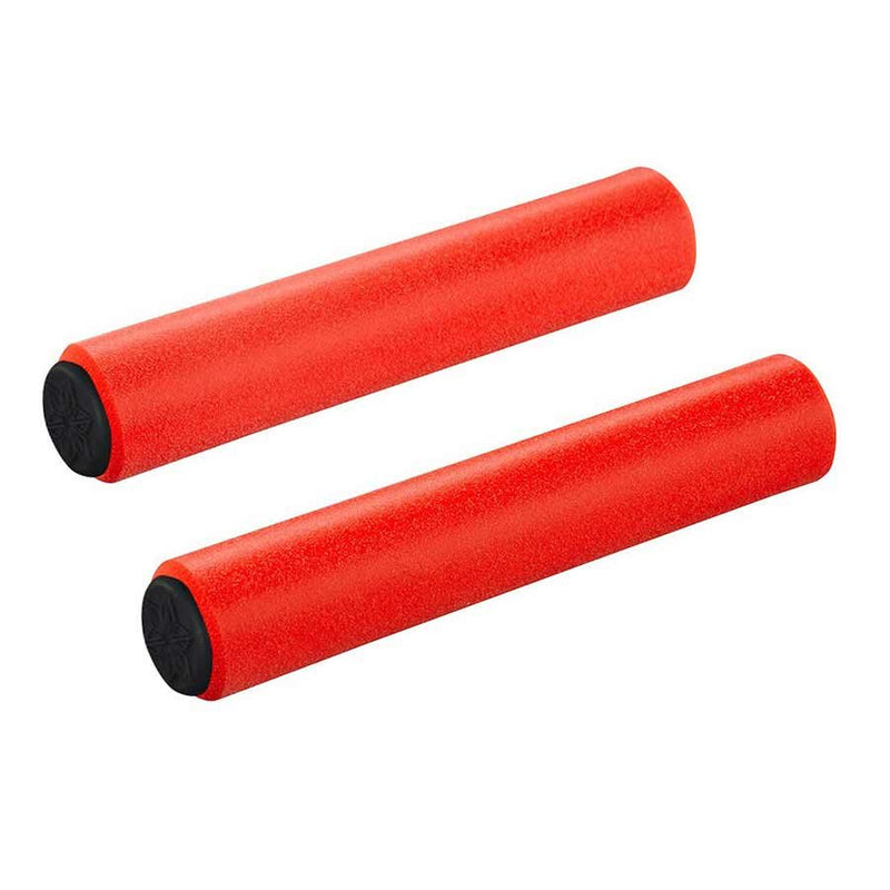 Supacaz Siliconez Grips 130mm 34mm Red Pair