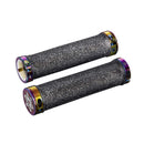 Supacaz Diamond Kush Grips 135mm Black/Oil Slick ringz Pair