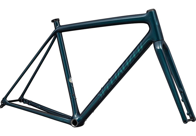 Specialized crux 10r frmset gloss metallic deep lake/ green pearl 56