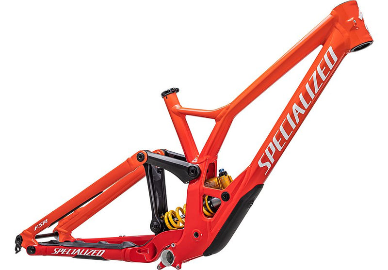 Specialized demo race frm frame gloss fiery red / vivid red fade / white s4