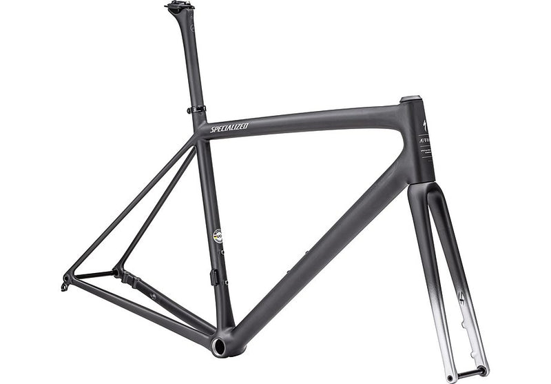 Specialized aethos frmset satin carbon/flake silver 49