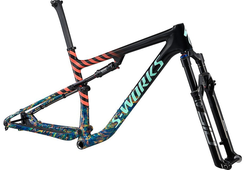 Specialized epic S-Works frmset gloss carbon/cobalt marble/brassy yellow marble/vivid coral/oasis m