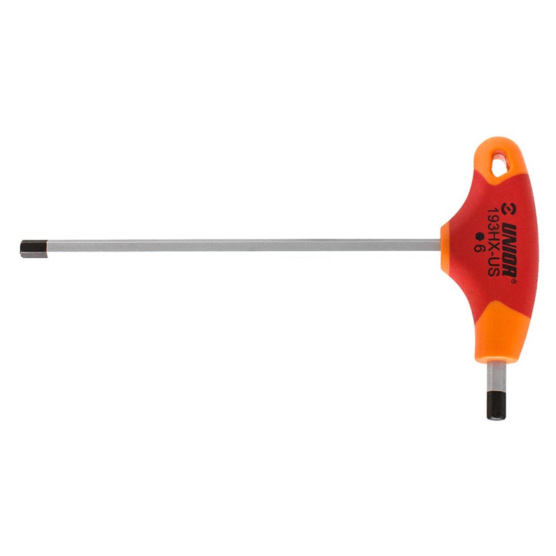 Unior T-Handle Hex Hex Wrench 4mm Red/Orange